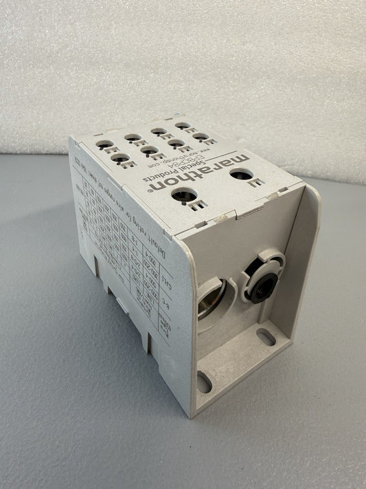 Marathon EPBCP84 Power Distribution Block, 760A, 1000V, AC/DC, CU9, 4AWG (1.2.4)