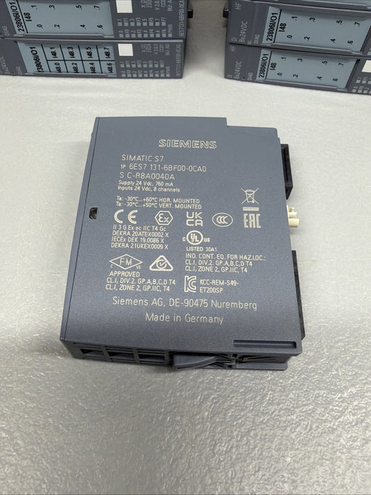 Siemens 6ES7131-6BF00-0CA0 DI 8x24VDC HF SIMATIC S7 PLC New Open Box (1.4.2B)