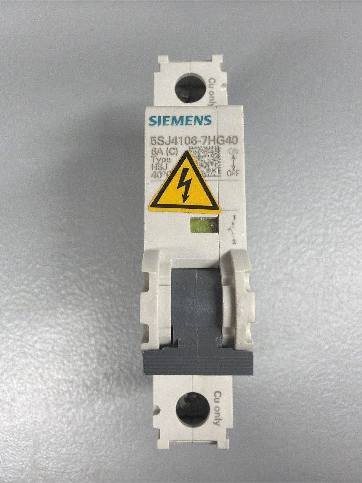 Siemens 5SJ4106-7HG40 SENTRON 4-Pole 6A Circuit Breaker Open Box (1.3.1)
