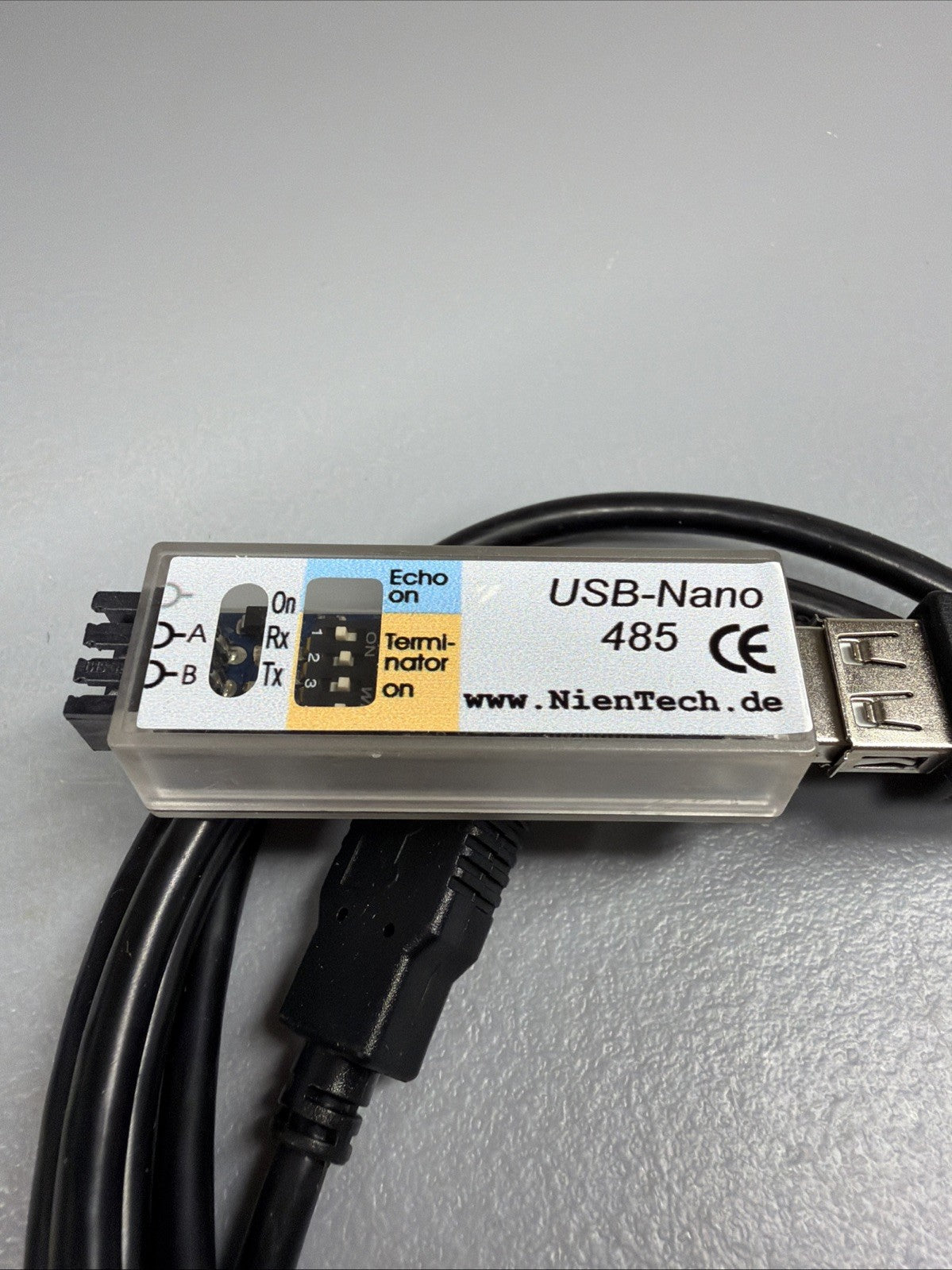 NIENTECH USB-NANO 485 USB to RS-485 Industrial Converter Open Box (1.3.2b)