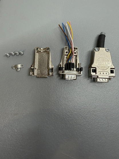 Molex FMK1G FCT D-Sub 9 Pin Metal Backshell Connector Hood Open BoxLOT OF 2(141)