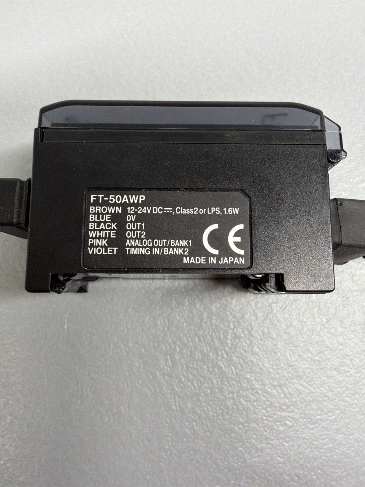 Keyence FT-50AWP Infrared Temperature Sensor 24VDC 1.6W OPEN BOX (1.2.2)