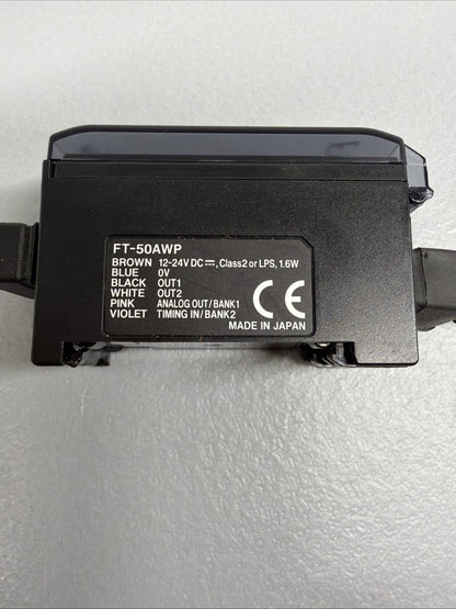 Keyence FT-50AWP Infrared Temperature Sensor 24VDC 1.6W OPEN BOX (1.2.2)