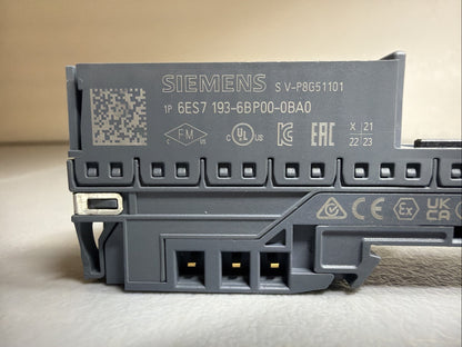 Siemens 6ES7193-6BP00-0BA0 SIMATIC ET 200SP BaseUnit Open Box (1.3.2)