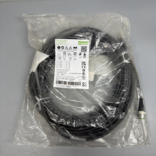 Murr Elektronik 7999-40041-7491500 M12 Male Female Cable 15m New Sealed (1.4.3)