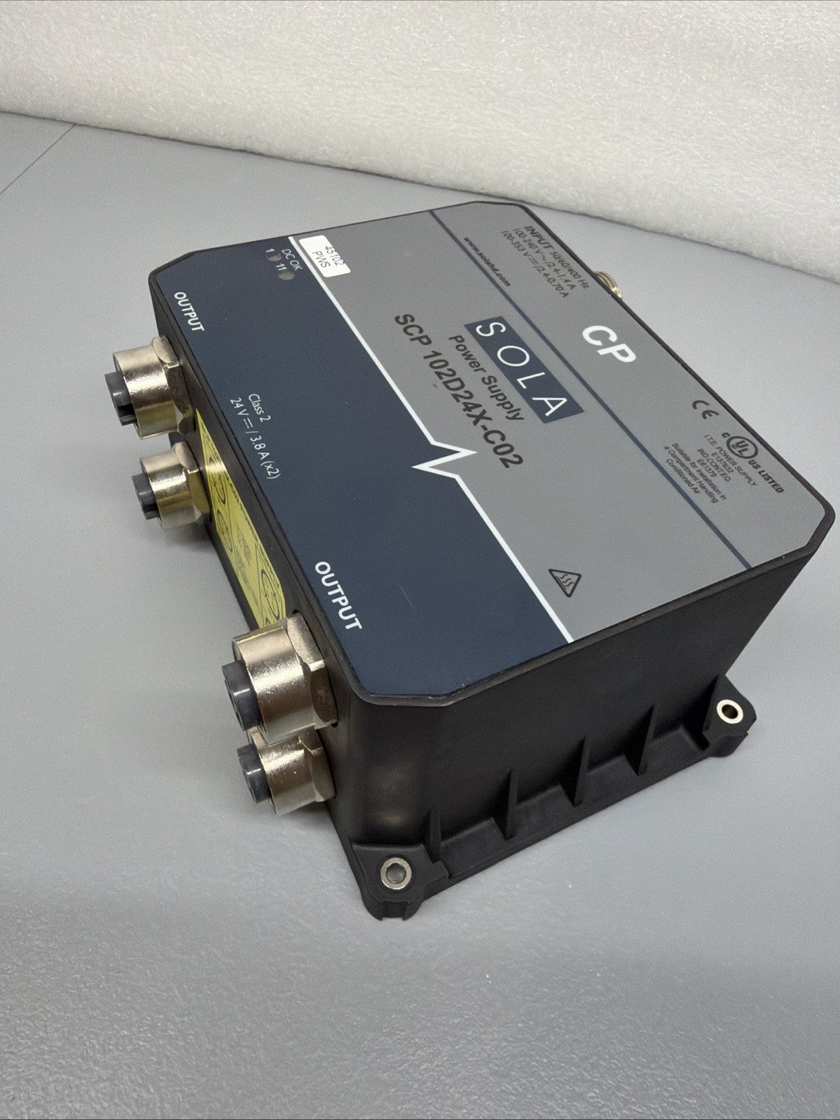 SOLA SCP 102D24X-C02 Dual Output Power Supply 24V 3.8A Industrial PSU (1.3.3)