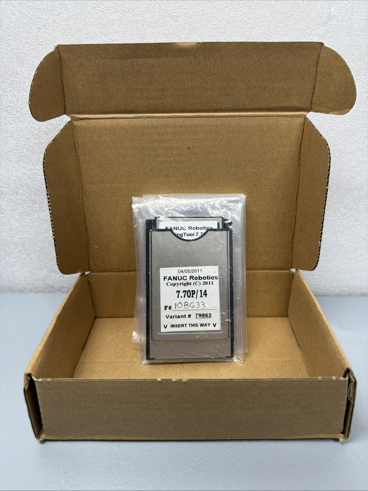 FANUC HandlingTool 7.70P/14 Variant 79863 Software Card w/ PCMCIA Adapter 1.3.2