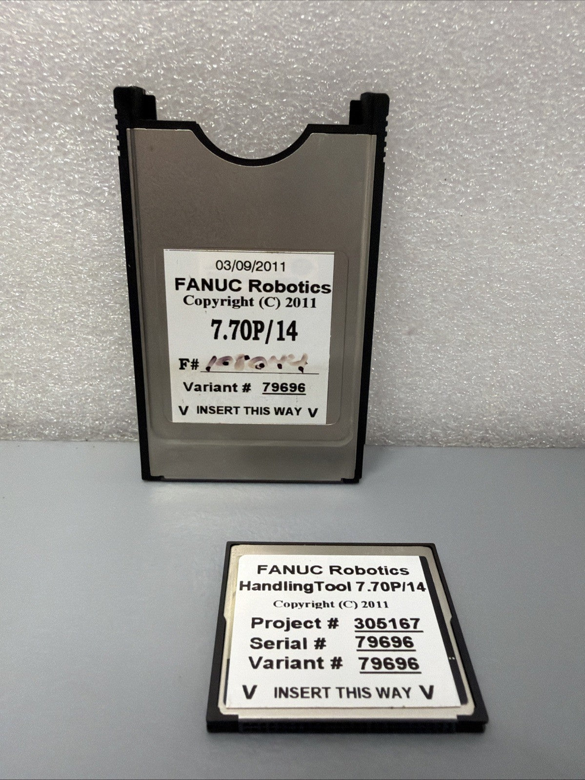 FANUC HandlingTool 7.70P/14 Variant 79696 Software Card w/ PCMCIA Adapter  1.4.2