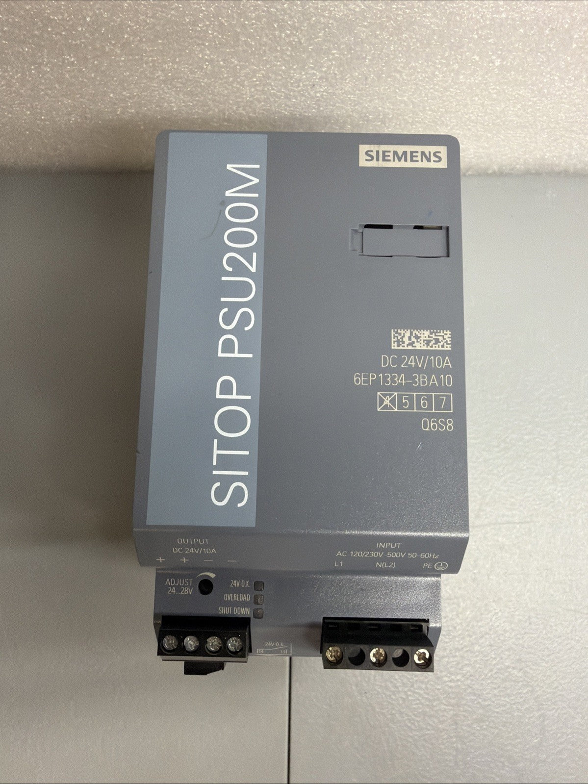 Siemens 6EP1334-3BA10 SITOP PSU200M 24VDC 10A Power Supply New Open Box (1.2.1)