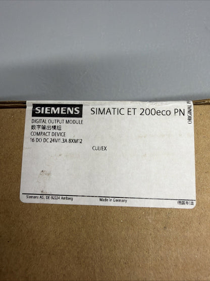 Siemens 6ES7142-6BH00-0AB0 ET200eco PN Digital Output Factory Sealed (1.2.4B)