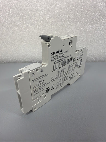 Siemens 5ST3010-0HG Auxiliary Circuit Switch New Open Box (1.4.2B)