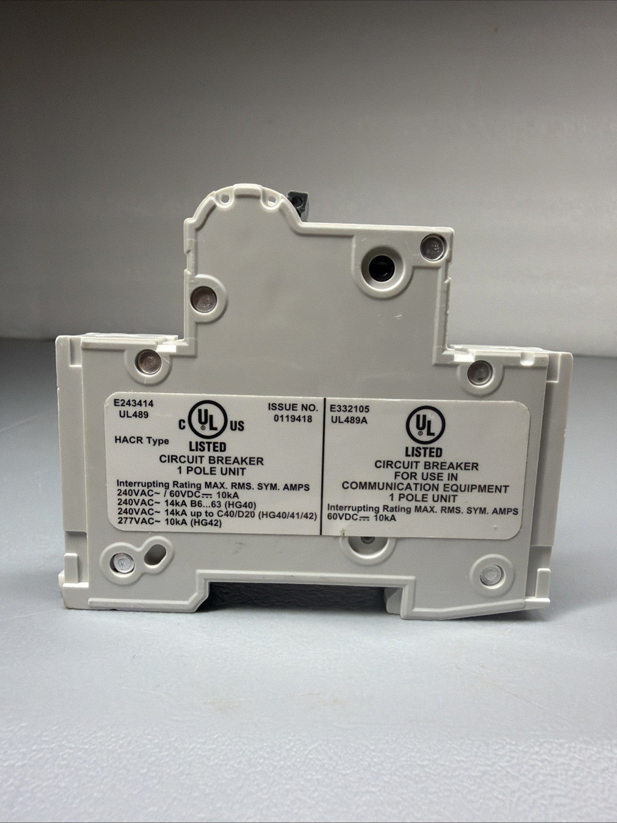 Siemens 5SJ4130-7HG40 SENTRON 4-Pole 30A Circuit Breaker Open Box (1.3.4)