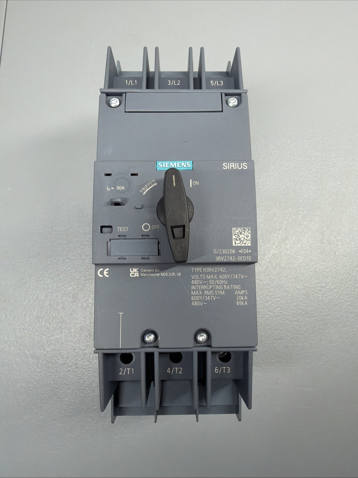 SIEMENS 3RV2742-5ED10, SIRUS CIRCUIT BREAKER New Open Box (1.4.4)