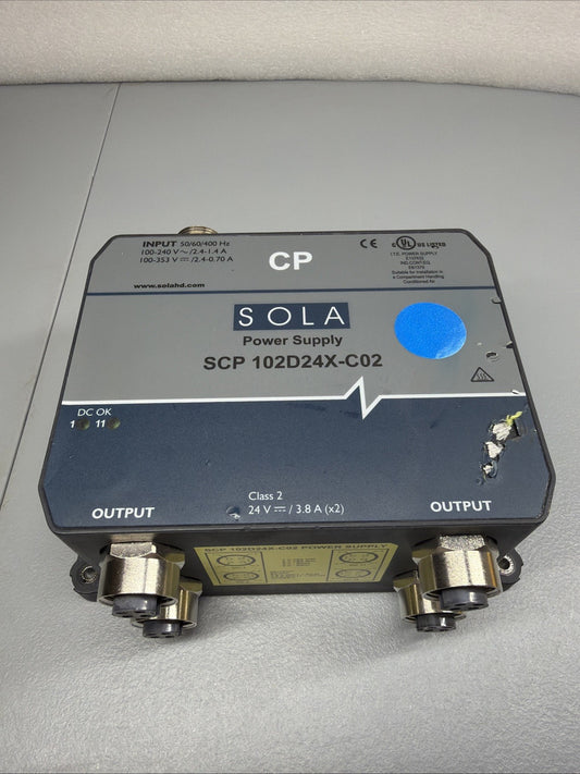 SOLA SCP 102D24X-C02 Dual Output Power Supply 24V 3.8A Industrial PSU (1.4.1)