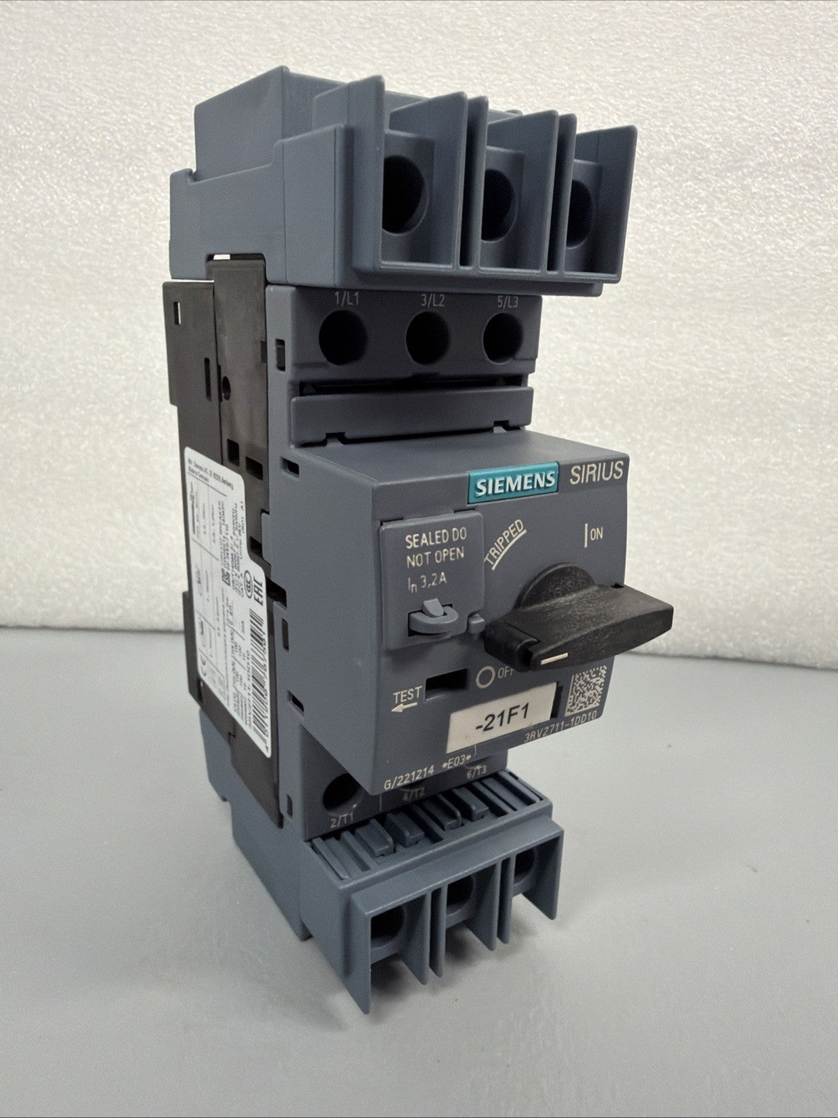 Siemens 3RV2711-1DD10 Motor Starter Protector Circuit Breaker New Open Box (122)