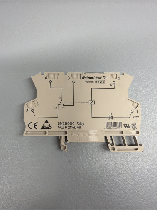 Weidmüller 8442960000 MCZ R 24VDC 5UAU Relay Module New Open Box (1.2.2)