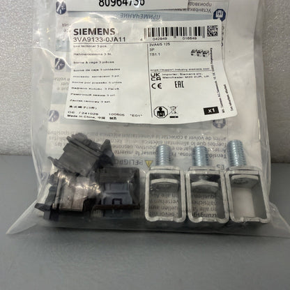 Siemens 3VA9133-0JA11 SENTRON 3VA4 3VA5 125A 3P Box Terminal Set New (1.4.2)