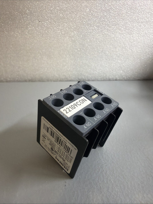 Siemens 3RH2911-1FA40 SIRIUS Auxiliary Contact Block 4NO New Open Box (1.4.2)