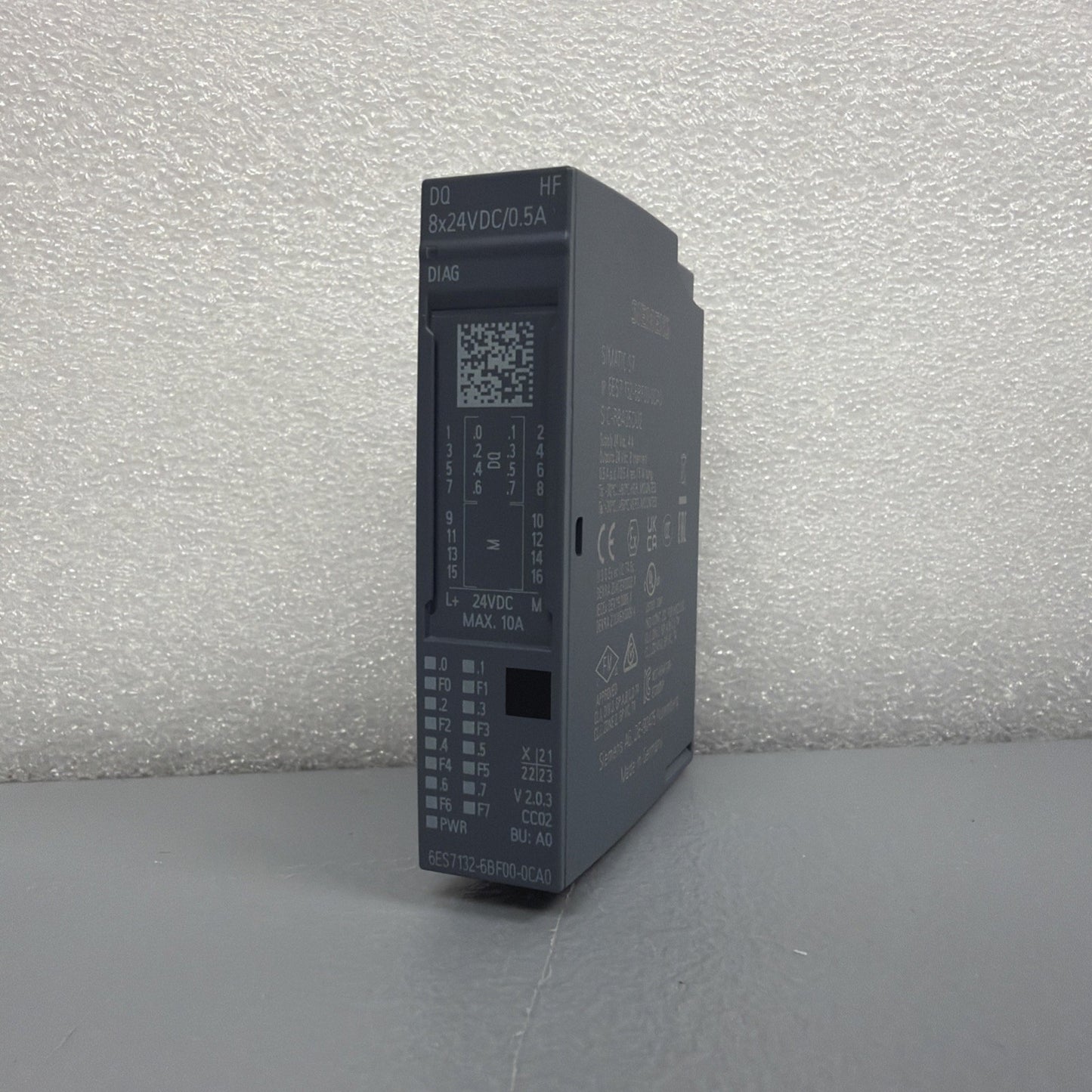 Siemens 6ES7132-6BF00-0CA0 SIMATIC ET 200SP DQ 8x24VDC New Open Box (1.4.2)