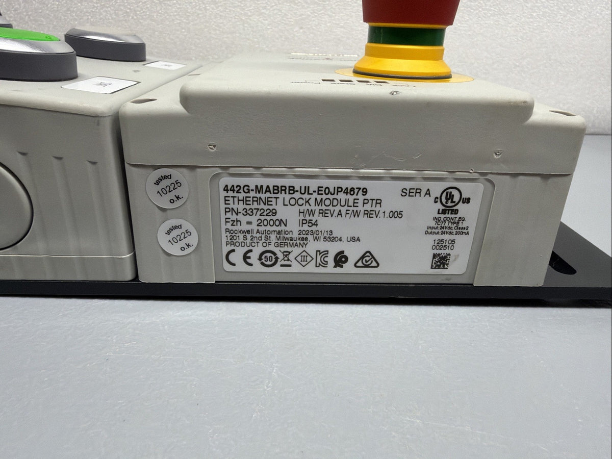 Allen Bradley 442G-MABRB-UL-E0JP4679 Ethernet Lock Module Open Box New (1.2.3B)