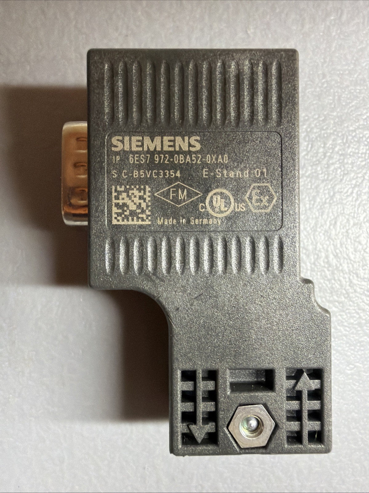 Siemens 6ES7972-0BA52-0XA0 PROFIBUS Bus Connector New Open Box - Each-  (1.3.2)