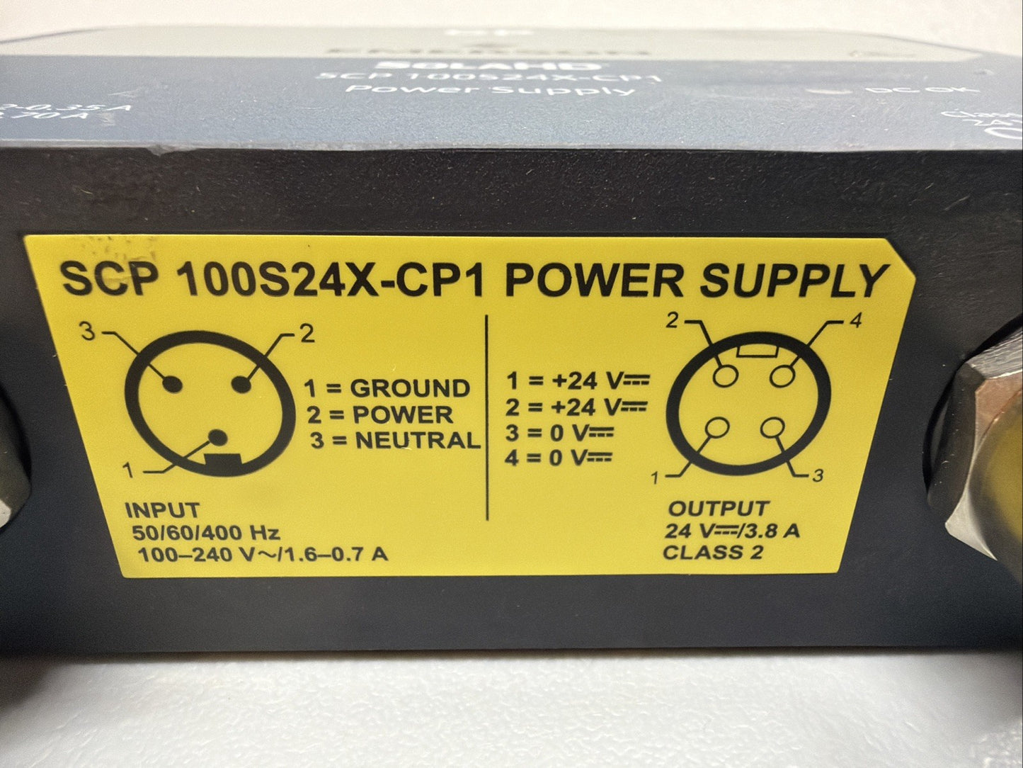 Emerson SolaHD SCP100S24X-CP1 24VDC 3.8A Power Supply New Open Box (1.3.4)