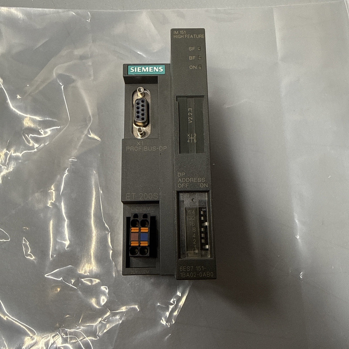 Siemens 6ES7151-1BA02-0AB0 SIMATIC ET 200S IM151-1 New Open Box (1.4.2)