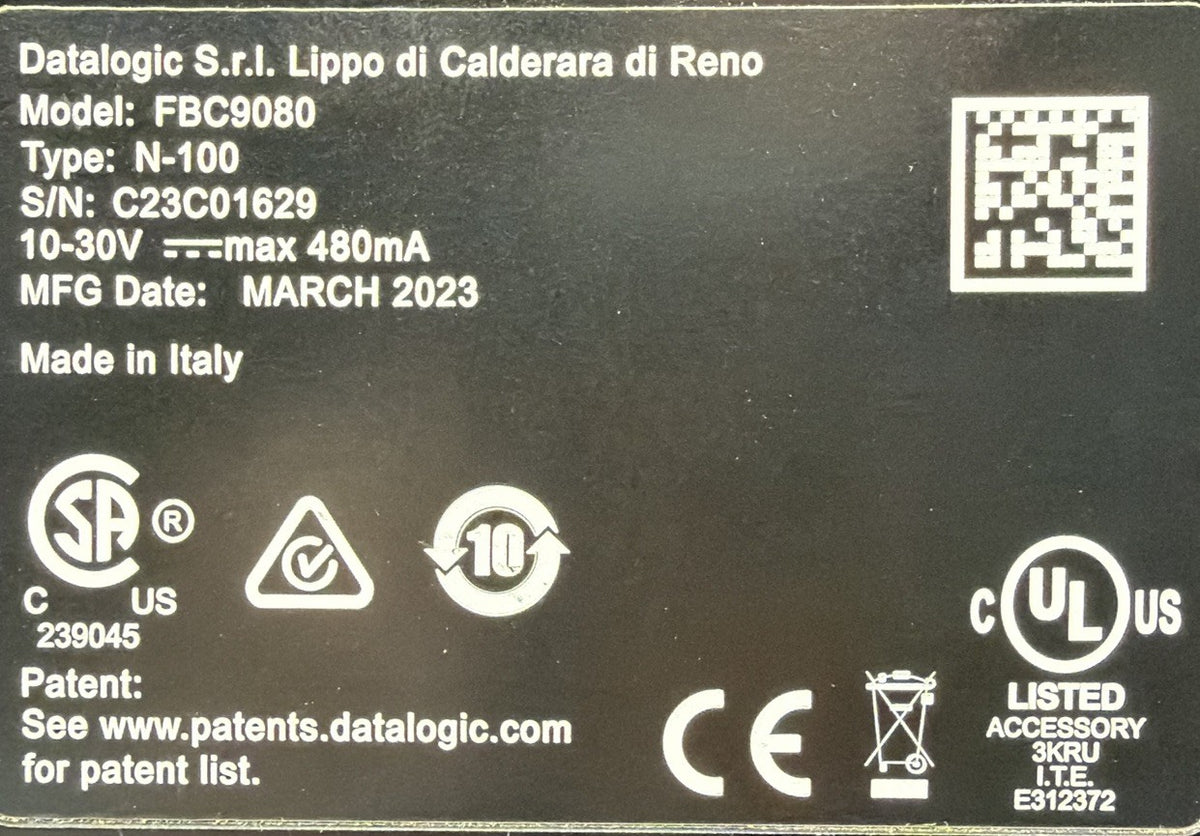 Datalogic FBC9080 Fieldbus Converter Type N-100 New Open Box - Each (1.3.2)