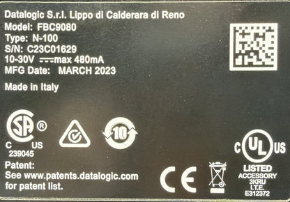Datalogic FBC9080 Fieldbus Converter Type N-100 New Open Box - Each (1.3.2)