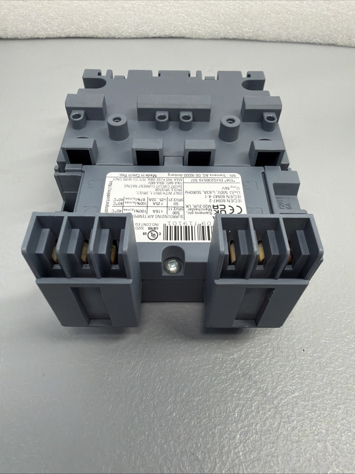Siemens 3RV2917-4A Auxiliary Switch Block New Open Box  (1.2.2)