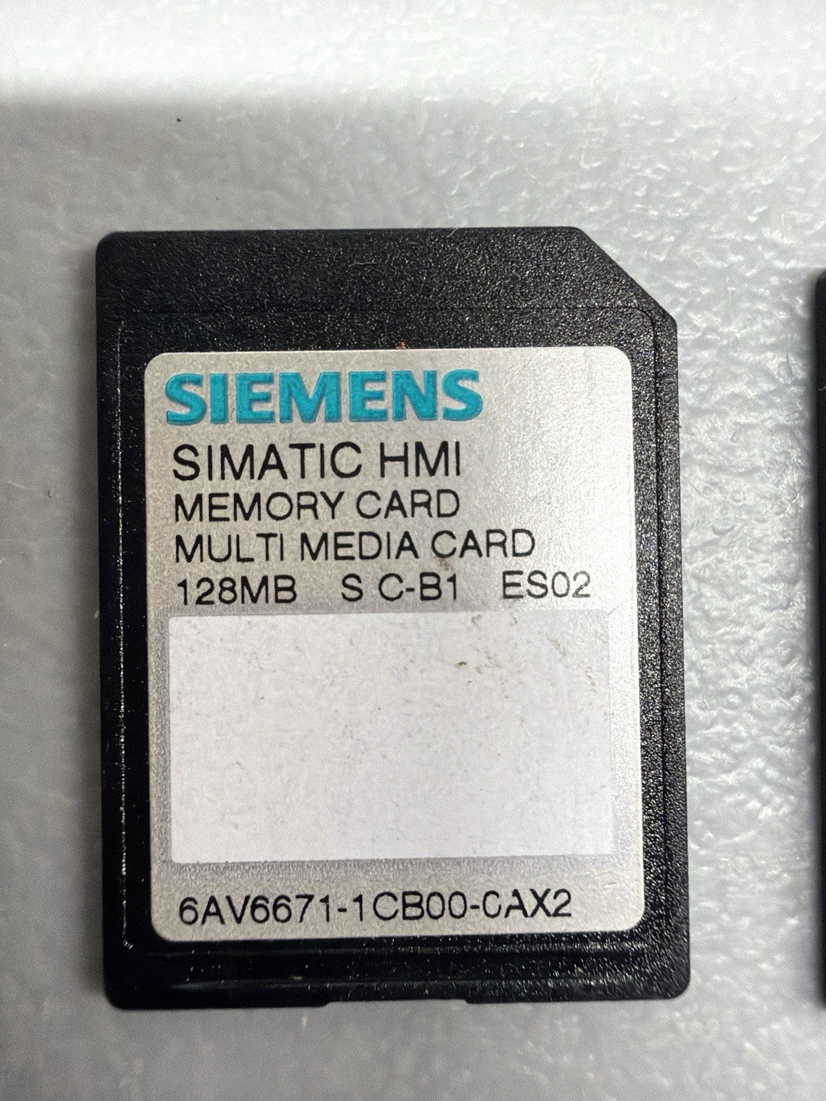 Siemens 6AV6671-1CB00-0AX2 SIMATIC HMI 128MB MMC Memory Card Open BoxEach(1.3.2)