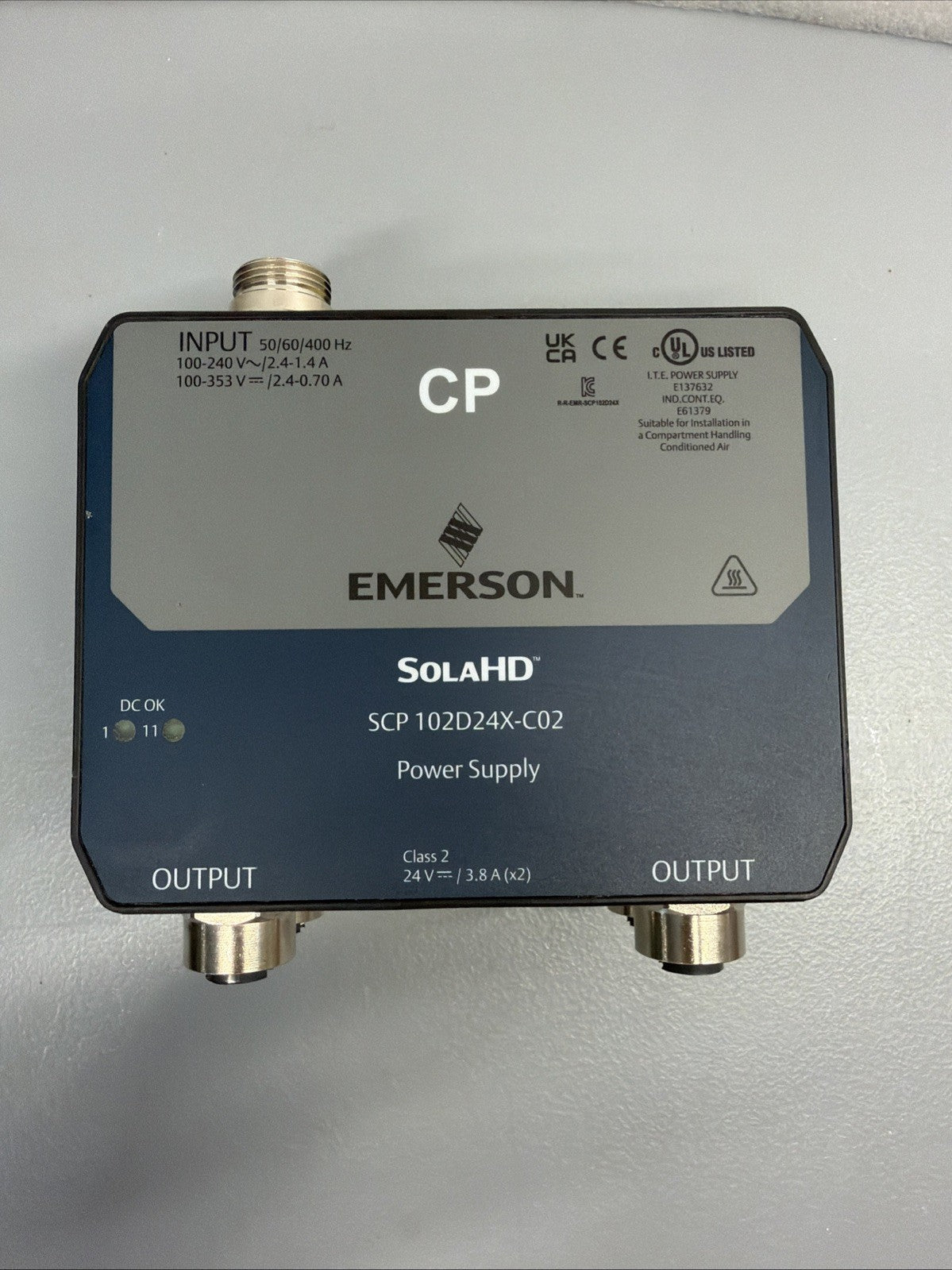 Emerson SolaHD SCP 102D24X-C02 Industrial Power Supply New Without Box (1.3.1)