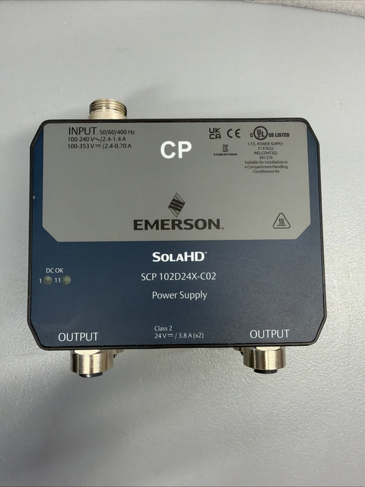 Emerson SolaHD SCP 102D24X-C02 Industrial Power Supply New Without Box (1.3.1)