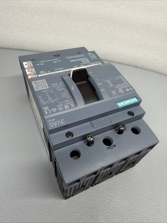 Siemens 3VA5210-6ED31-0AA0 Circuit Breaker 100A 800V New Open Box (1.3.4)