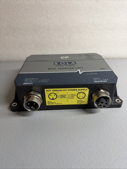 SolaHD SCP 100S24X-CP1 24VDC 3.8A Power Supply New Open Box (1.2.2B)