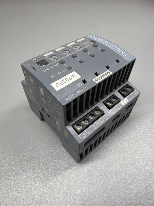 Siemens 6EP1961-2BA41 SITOP PSE200U 10A 4-Channel Selectivity Module OpenBox/133