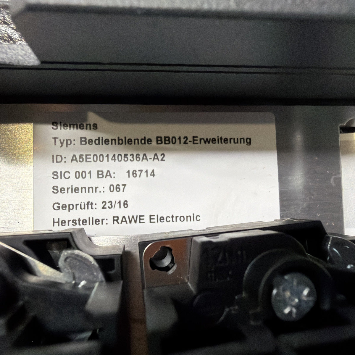 Siemens 6FC5247-0AA43-1AA0 SINUMERIK Panel w/ 12 Pushbuttons New Open Box 1.4.4b