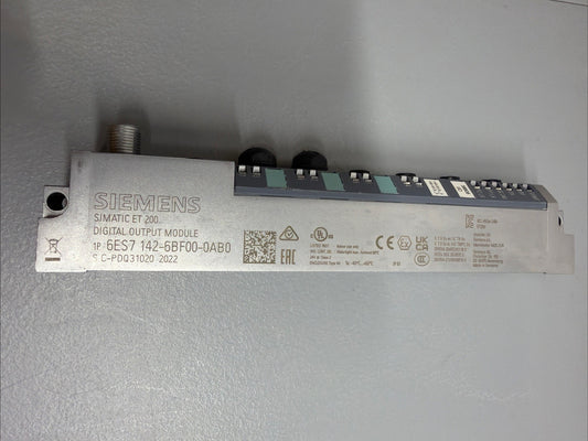 Siemens 6ES7142-6BF00-0AB0 ET200eco PN Digital Output Module New Open Box 1.4.2
