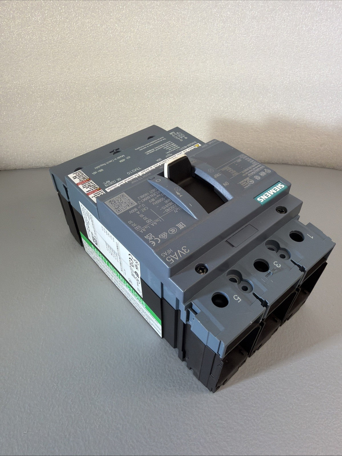 Siemens 3VA5260-6ED31-0AA0 Circuit Breaker 60A 800V New Open Box (1.2.4)