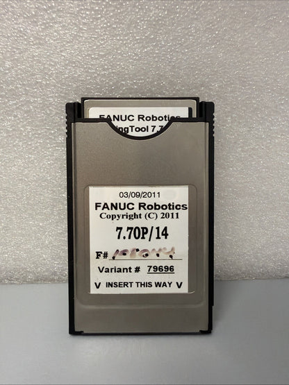 FANUC HandlingTool 7.70P/14 Variant 79696 Software Card w/ PCMCIA Adapter  1.4.2