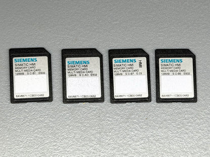 Siemens 6AV6671-1CB00-0AX2 SIMATIC HMI 128MB MMC Memory Card Open BoxEach(1.3.2)
