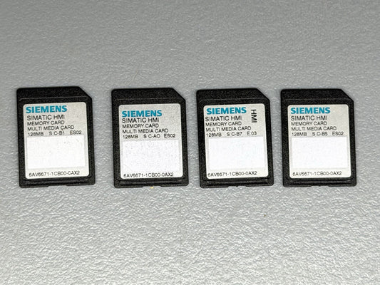 Siemens 6AV6671-1CB00-0AX2 SIMATIC HMI 128MB MMC Memory Card Open BoxEach(1.3.2)