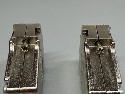 Molex FMK1G FCT D-Sub 9 Pin Metal Backshell Connector Hood Open BoxLOT OF 2(141)