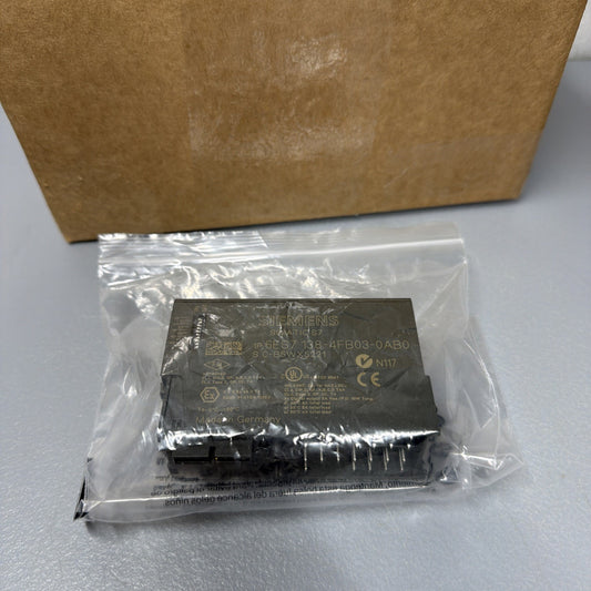 Siemens 6ES7138-4FB03-0AB0 SIMATIC ET 200S 4DO Safety Module New Open Box (121)