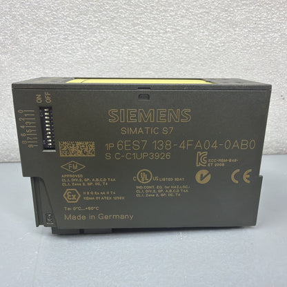 Siemens 6ES7138-4FA04-0AB0 SIMATIC S7 Safety Module New Open Box. (1.4.2)