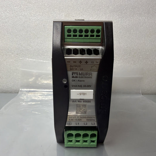 Murrelektronik 85690 Emparro 3-Phase Power Supply 24-28VDC 5A Open Box (1.3.1)