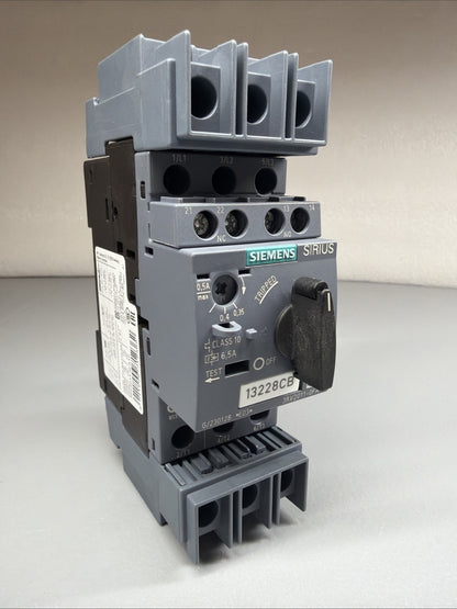 Siemens 3RV2011-0FA10 SIRIUS Motor Protection Circuit Breaker 0.35-0.5A New(141)