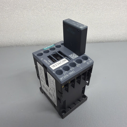 Siemens 3RT2016-1BB42 + 3RT2916-1BB00 SIRIUS Contactor 24VDC New Open Box (113)