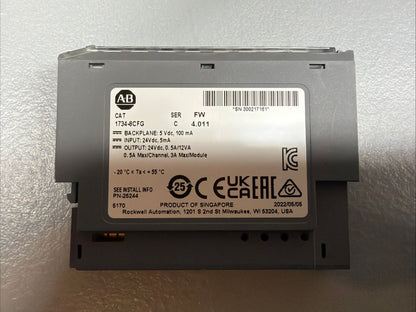 Allen Bradley 1734-8CFG POINT I/O 8 Ch Configurable Module Open Box (1.3.2)