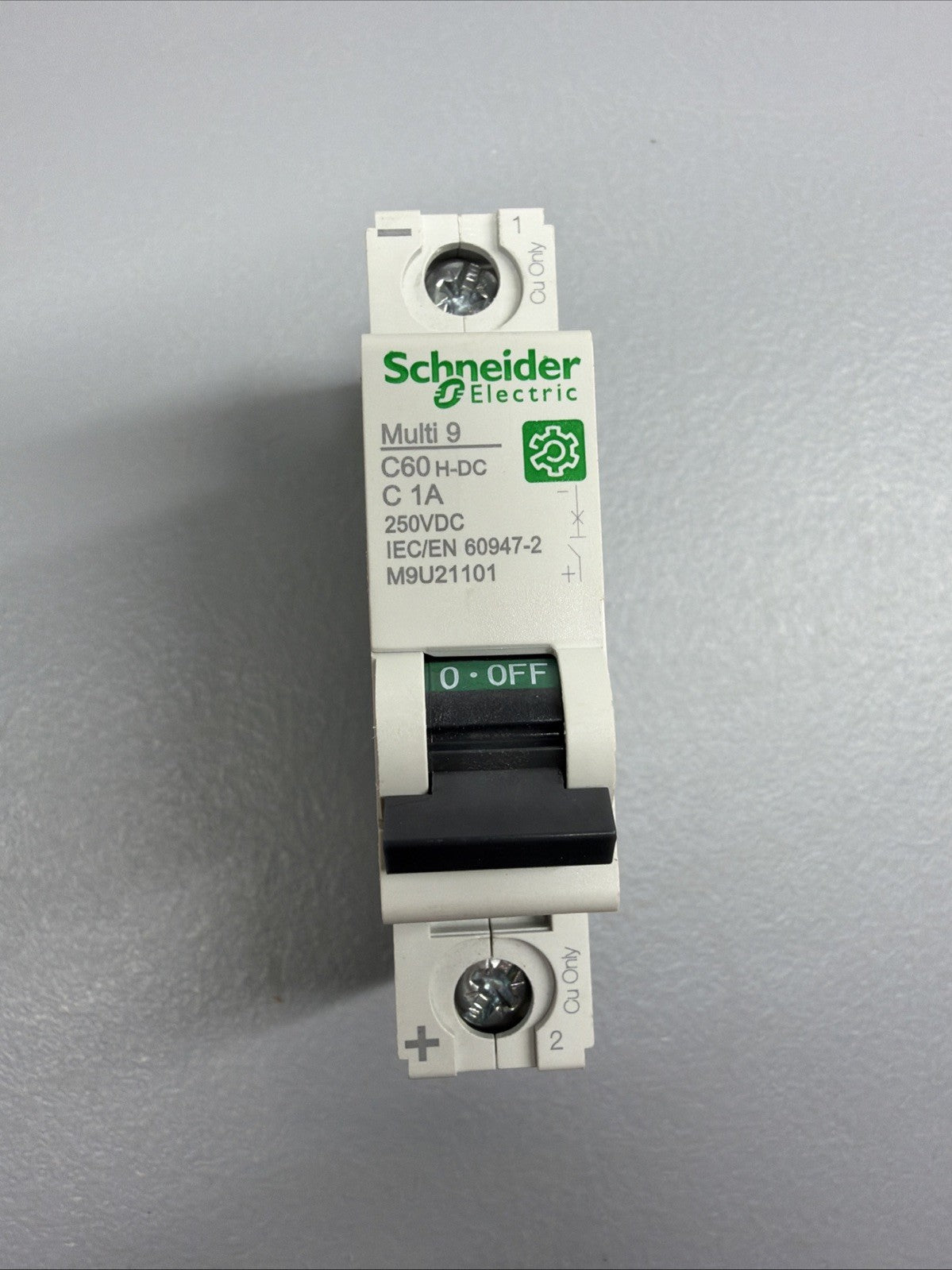 Schneider Electric M9U21101 Multi9 C60H-DC 1A Circuit Breaker New Open Box (122)